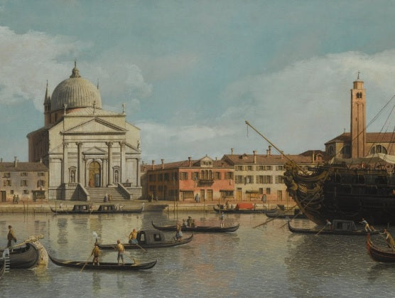 Veduta delle Chiese del Redentore e di San Giacomo - Giovanni Antonio Canal detto Canaletto
