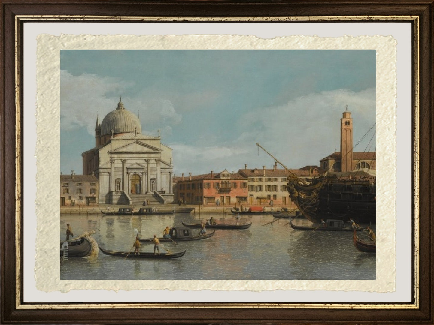 Veduta delle Chiese del Redentore e di San Giacomo - Giovanni Antonio Canal detto Canaletto