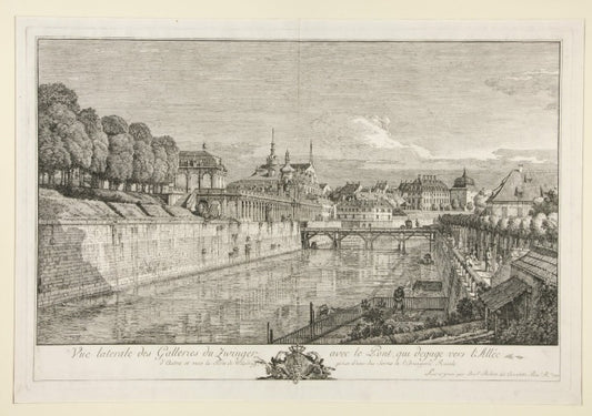 Veduta dello Zwinger, Dresda - Bernardo Bellotto