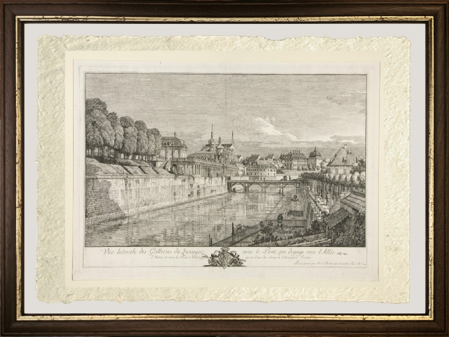 Veduta dello Zwinger, Dresda - Bernardo Bellotto