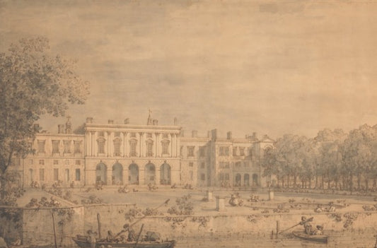 Veduta del vecchio Somerset House - Giovanni Antonio Canal detto Canaletto
