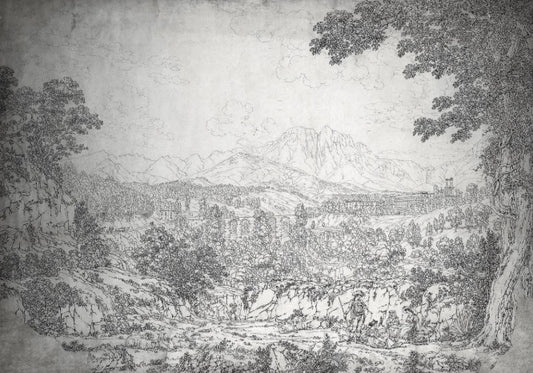 Veduta di Cava dei Tirreni - Jakob-Philipp Hackert
