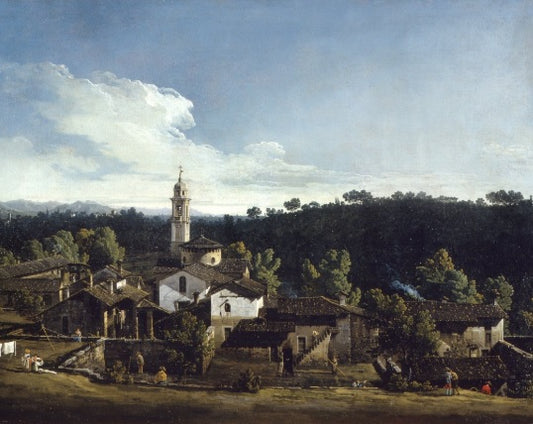Veduta di Gazzada - Bernardo Bellotto