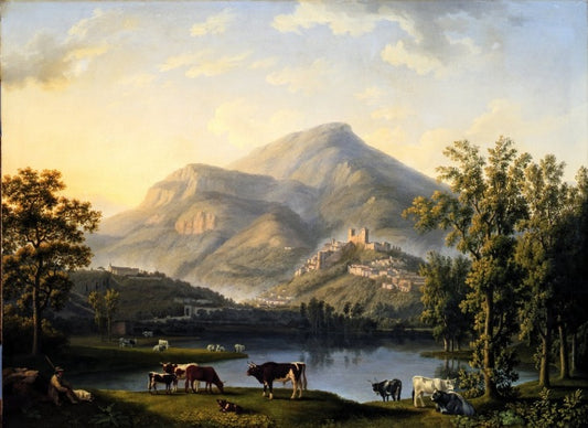 Veduta di Itri - Jakob-Philipp Hackert