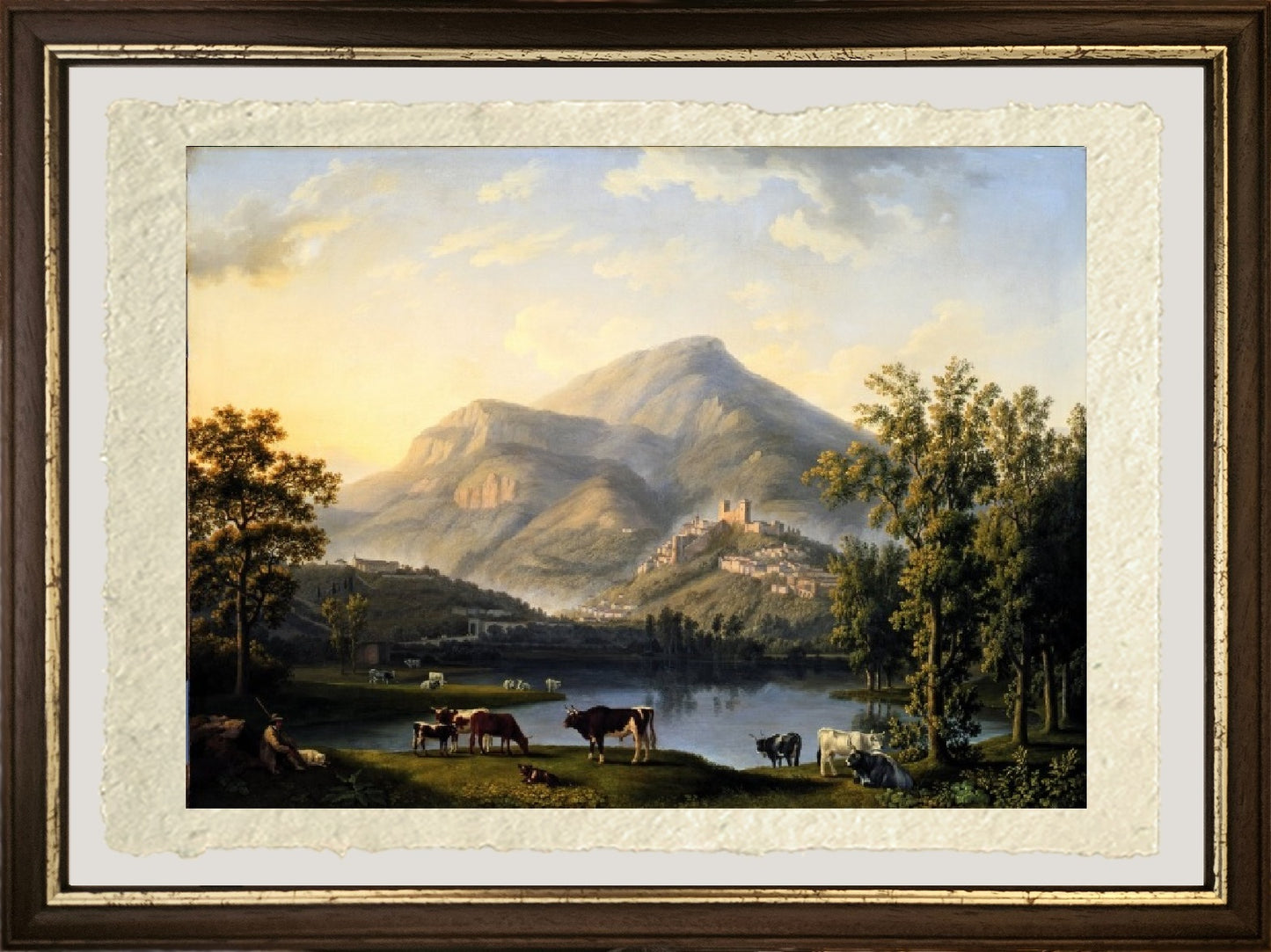 Veduta di Itri - Jakob-Philipp Hackert