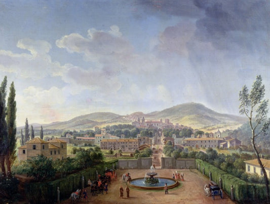 Veduta di Marino, 1719 - Gaspare Vanvitelli - Gaspar van Wittel