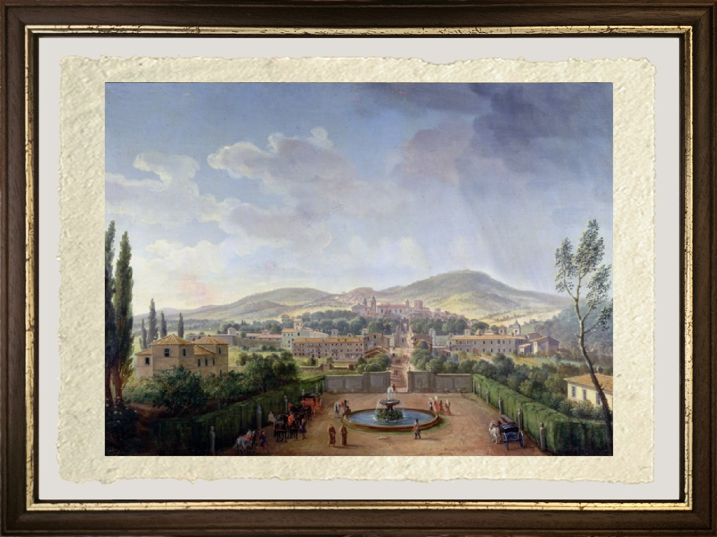 Veduta di Marino, 1719 - Gaspare Vanvitelli - Gaspar van Wittel