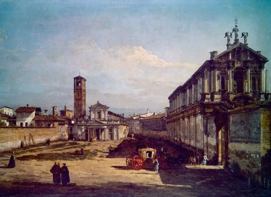 View of Milan - Bernardo Bellotto