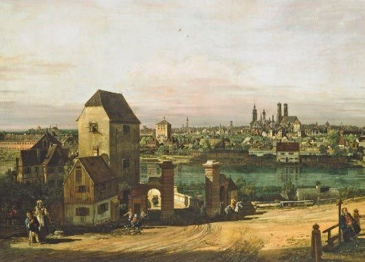Veduta di Monaco, 1761 - Bernardo Bellotto