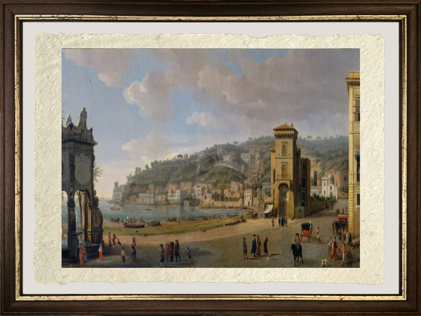 Veduta di Napoli - Gaspare Vanvitelli - Gaspar van Wittel