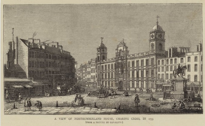 View of Northumberland House, Charing Cross, in 1753 - Giovanni Antonio Canal known as Canaletto