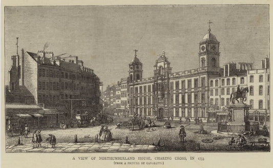View of Northumberland House, Charing Cross, in 1753 - Giovanni Antonio Canal known as Canaletto