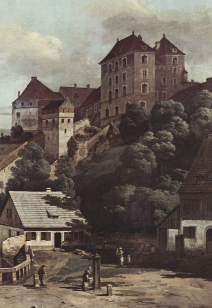 Veduta di Pirna, Pirna vista dal lato Sud - Bernardo Bellotto