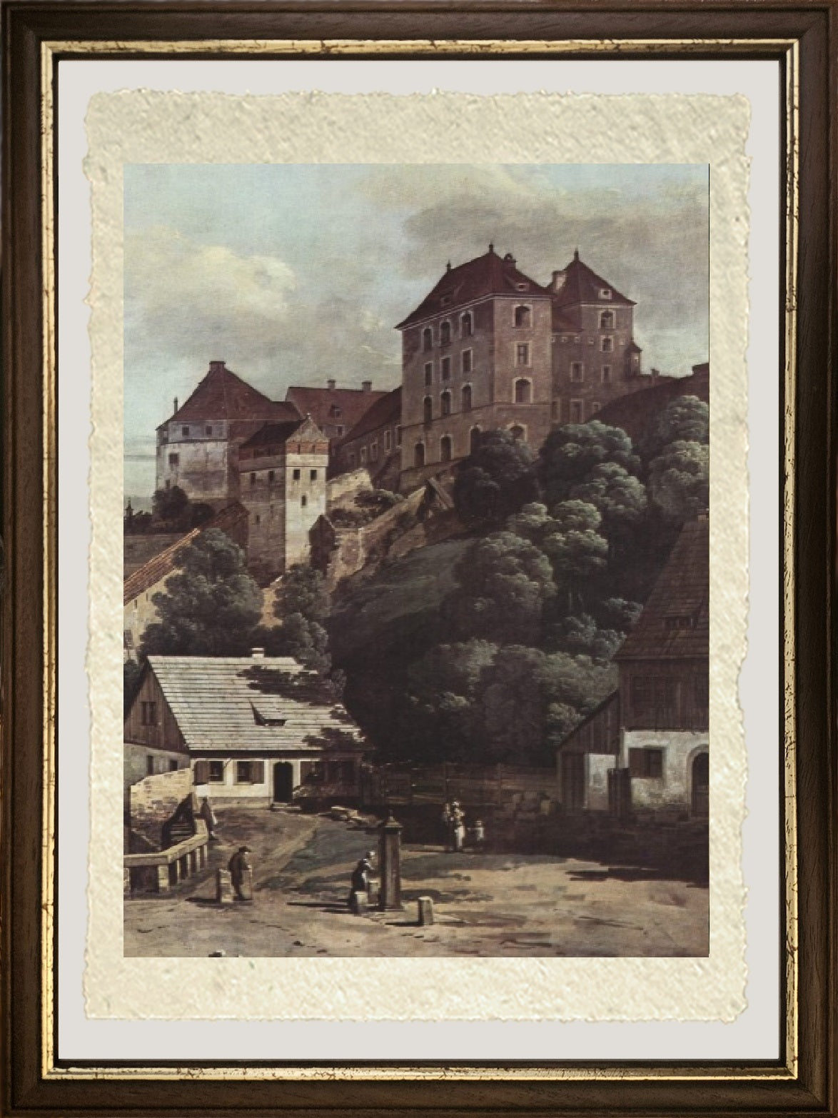 Veduta di Pirna, Pirna vista dal lato Sud - Bernardo Bellotto