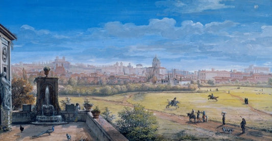 Veduta di Roma - Gaspare Vanvitelli - Gaspar van Wittel