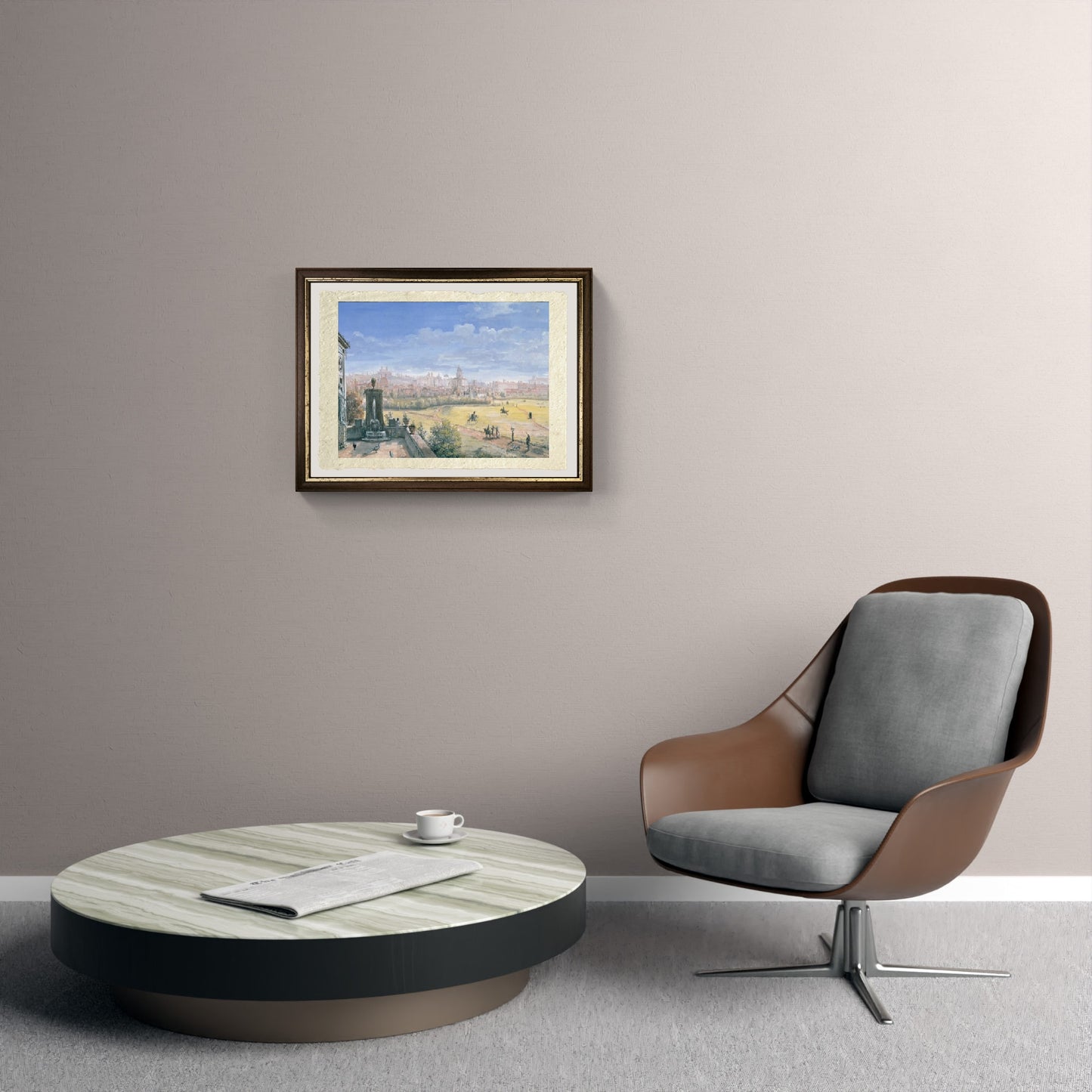 Veduta di Roma, 1665 - Gaspare Vanvitelli - Gaspar van Wittel