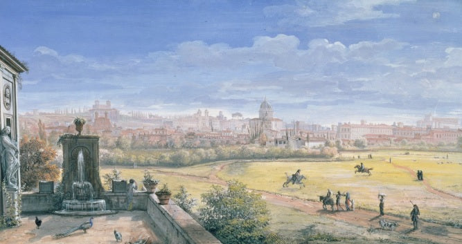 Veduta di Roma, 1665 - Gaspare Vanvitelli - Gaspar van Wittel