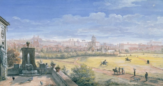 View of Rome, 1665 - Gaspare Vanvitelli - Gaspar van Wittel