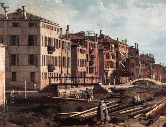 View of San Giuseppe di Castello - Giovanni Antonio Canal known as Canaletto