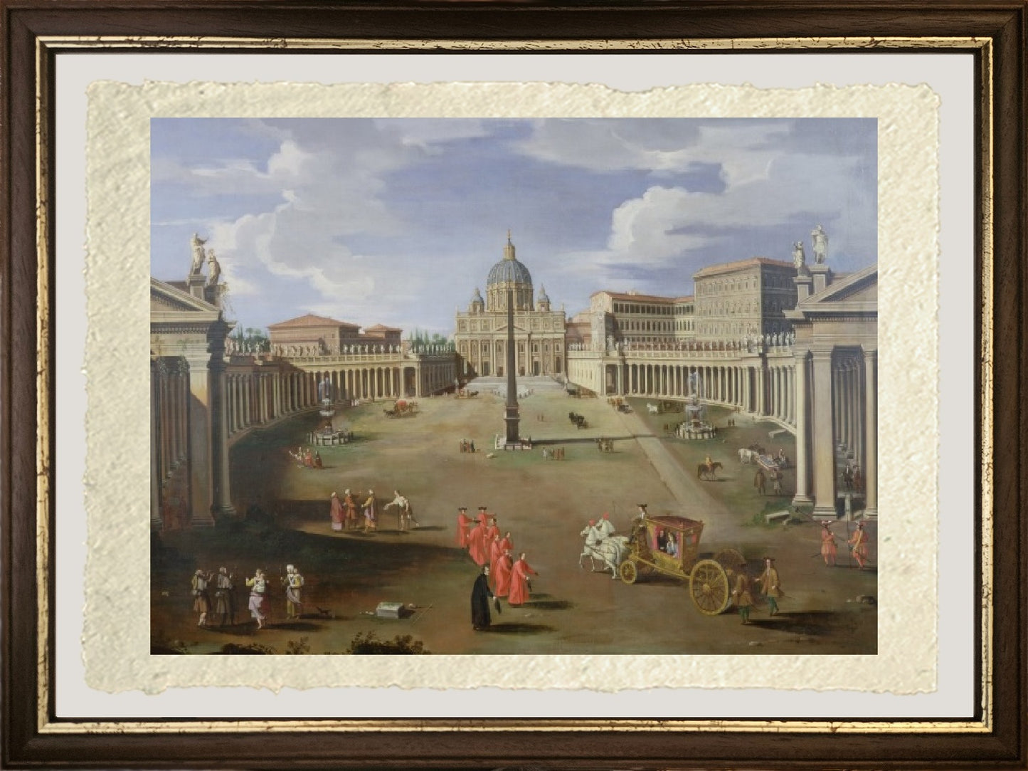 View of St. Peter's in Rome - Gaspare Vanvitelli - Gaspar van Wittel