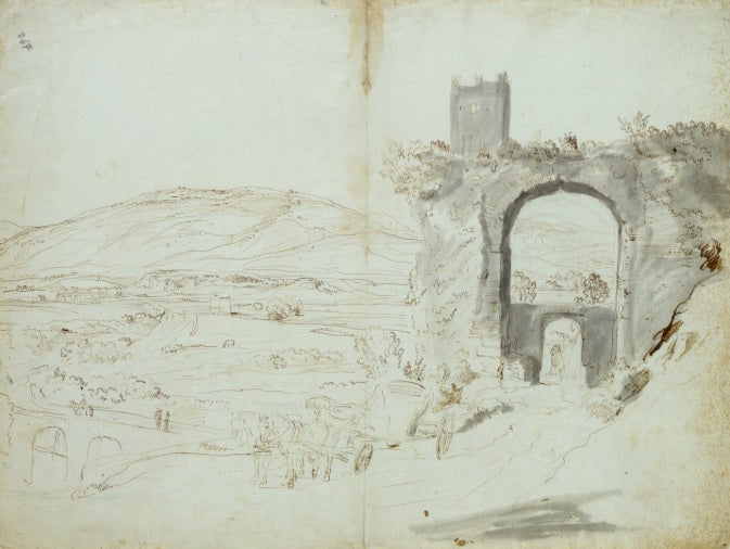 Veduta di Tivoli - Gaspare Vanvitelli - Gaspar van Wittel