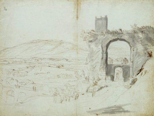 Veduta di Tivoli - Gaspare Vanvitelli - Gaspar van Wittel
