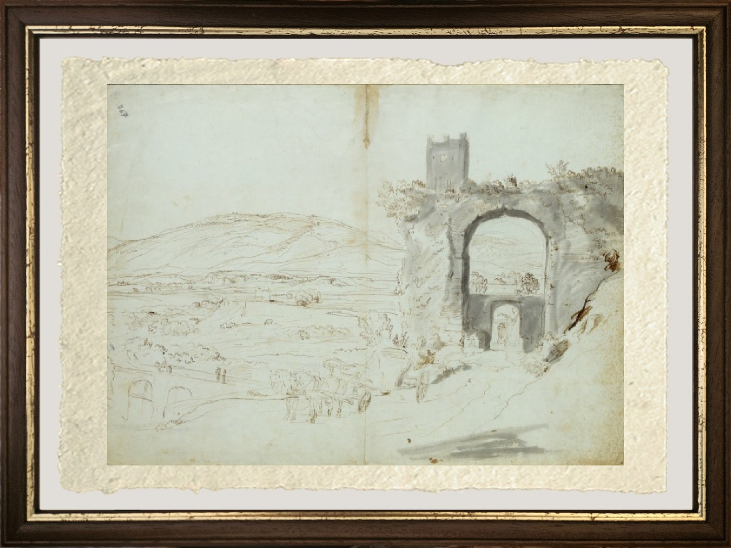 Veduta di Tivoli - Gaspare Vanvitelli - Gaspar van Wittel
