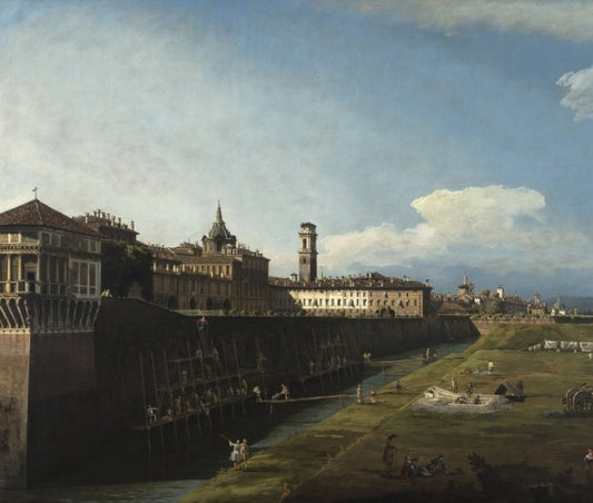 View of Turin from the Royal Gardens - Bernardo Bellotto