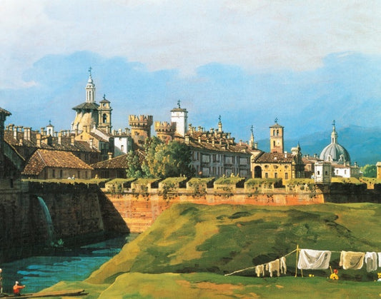 View of Turin from the Royal Garden - Bernardo Bellotto
