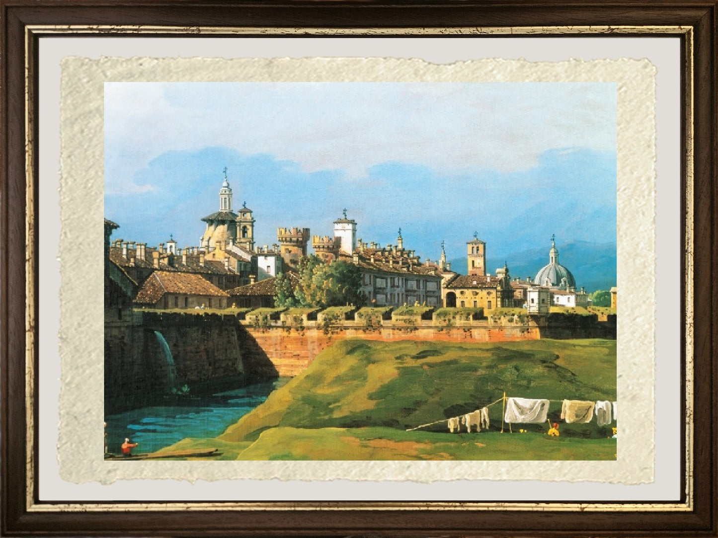 View of Turin from the Royal Garden - Bernardo Bellotto