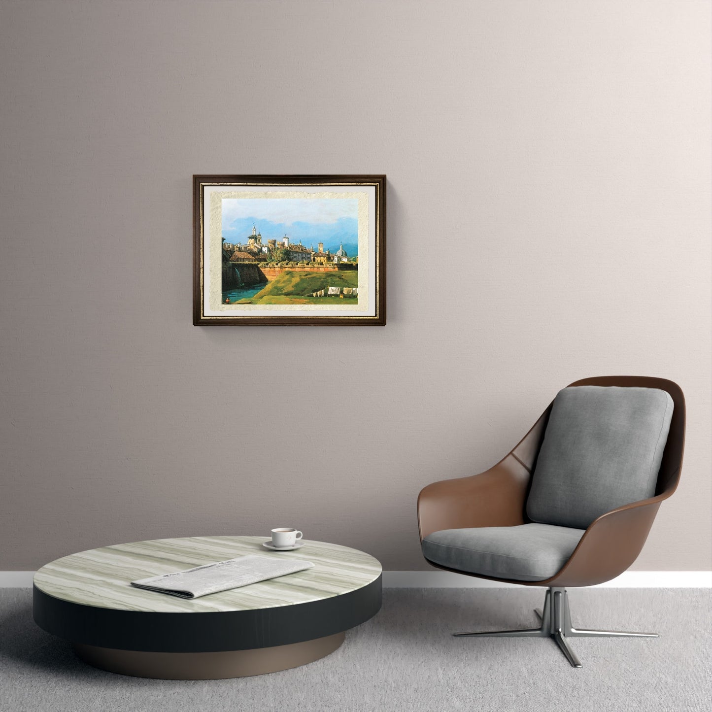 View of Turin from the Royal Garden - Bernardo Bellotto