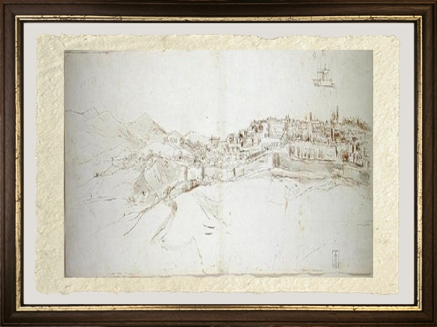 View of Urbino from the Hill of San Donato - Gaspare Vanvitelli - Gaspar van Wittel