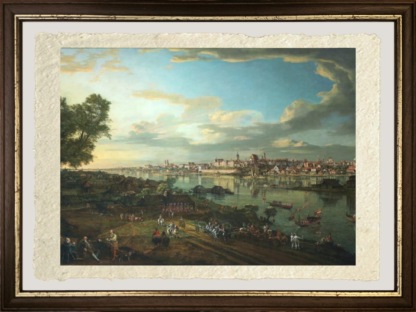 Veduta di Varsavia da Praga - Bernardo Bellotto