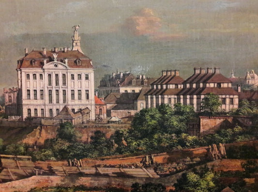 Veduta di Varsavia dal Castello Reale (dettaglio) - Bernardo Bellotto