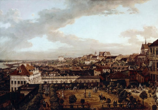 View of Rome with St. Peter's and Castel Sant' Angelo in the Distance, 1685 - Gaspare Vanvitelli - Gaspar van Wittel