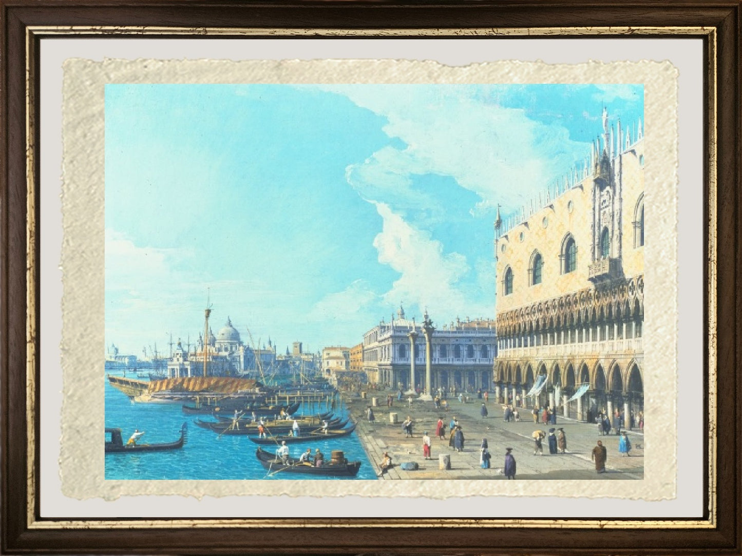 Veduta di Venezia con la Salute, 1735 - Giovanni Antonio Canal detto Canaletto