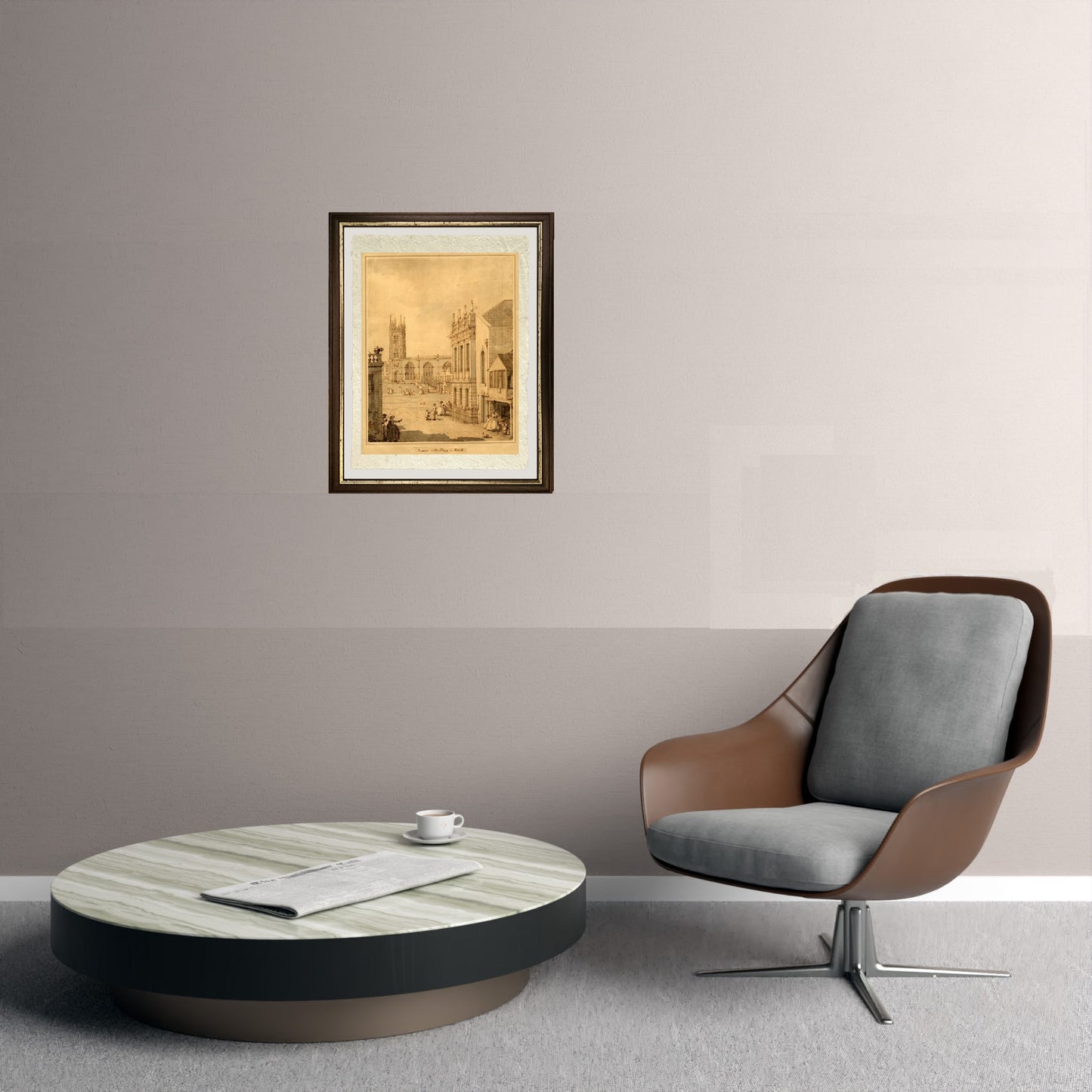 Veduta di Warwick con la chiesa di Santa Maria - Giovanni Antonio Canal detto Canaletto