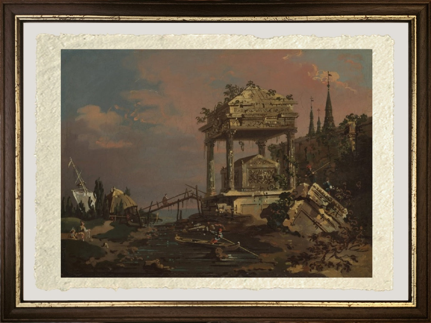 View of Rome with St. Peter's and Castel Sant' Angelo in the Distance, 1685 - Gaspare Vanvitelli - Gaspar van Wittel