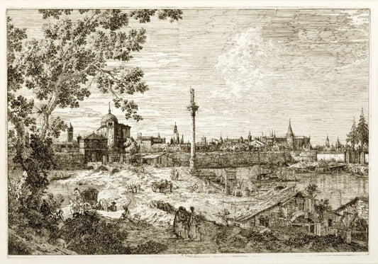 Veduta immaginaria di Padova - Giovanni Antonio Canal detto Canaletto