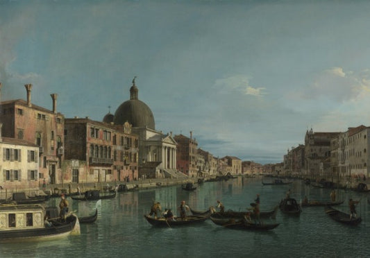 Venezia - Il Canal Grande con S. Simeone Piccolo - Giovanni Antonio Canal detto Canaletto