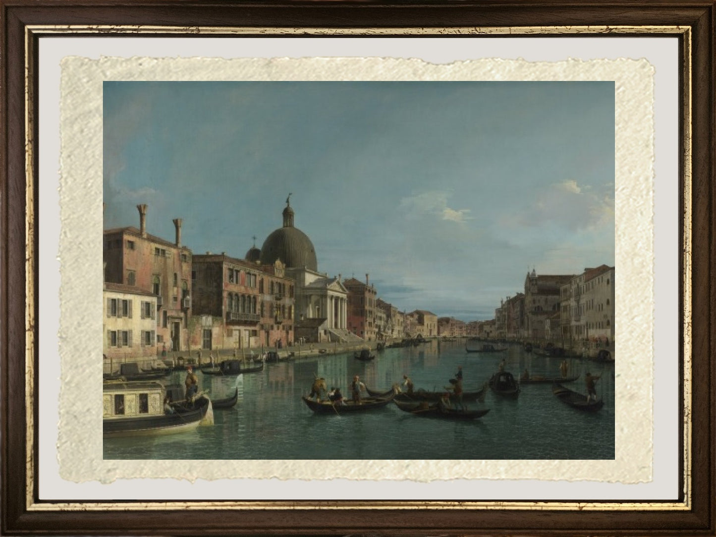 Venezia - Il Canal Grande con S. Simeone Piccolo - Giovanni Antonio Canal detto Canaletto