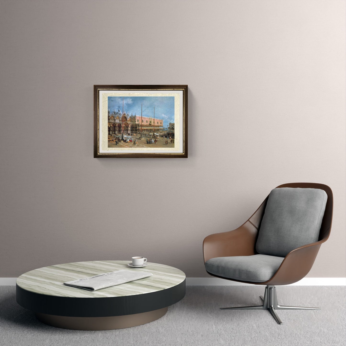 View of Rome with St. Peter's and Castel Sant' Angelo in the Distance, 1685 - Gaspare Vanvitelli - Gaspar van Wittel