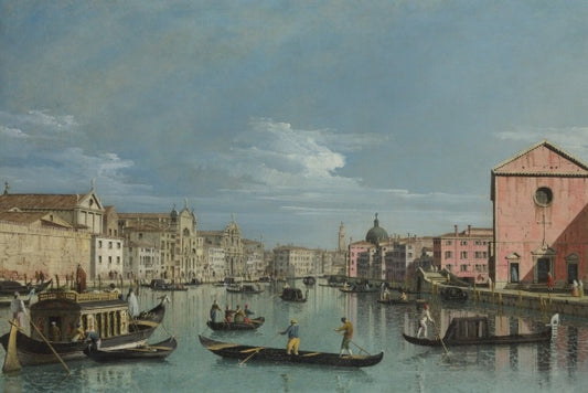 Venezia: Il Canal Grande di fronte a Santa Croce - Bernardo Bellotto