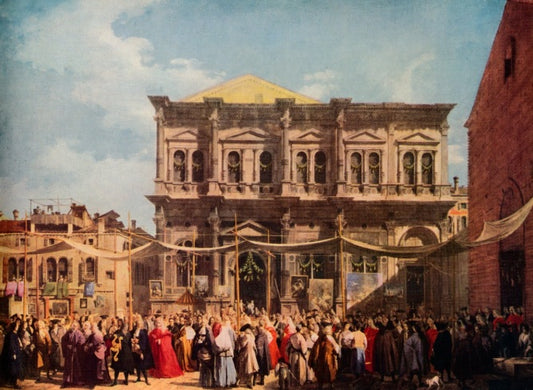 Venezia: La festa di San Rocco, 1735 - Giovanni Antonio Canal detto Canaletto