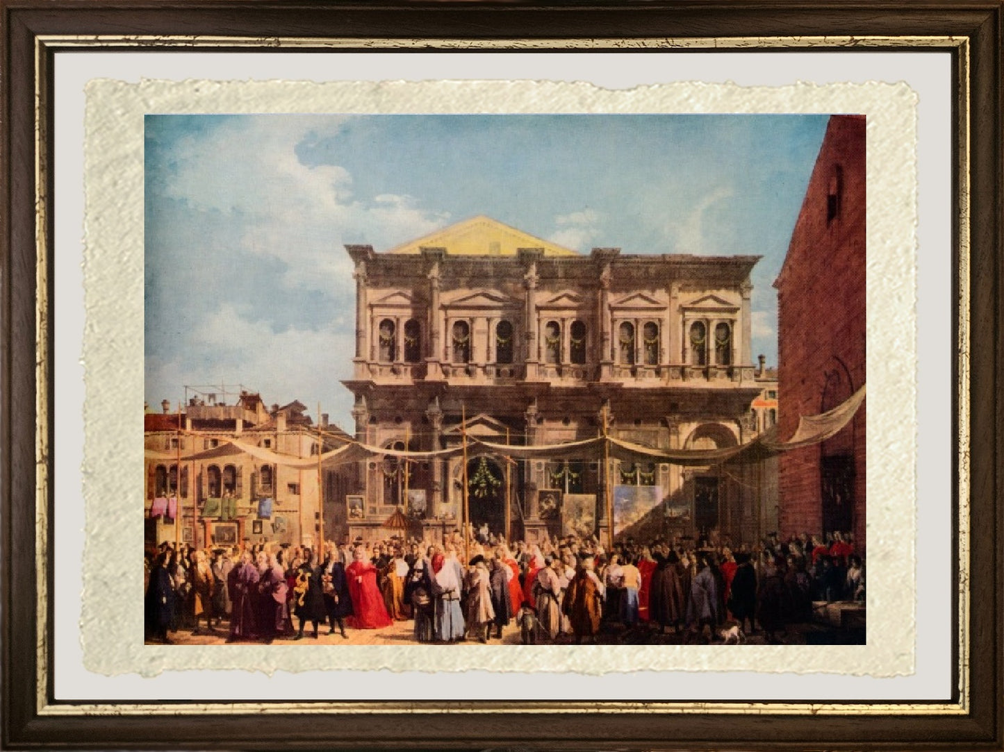 Venezia: La festa di San Rocco, 1735 - Giovanni Antonio Canal detto Canaletto