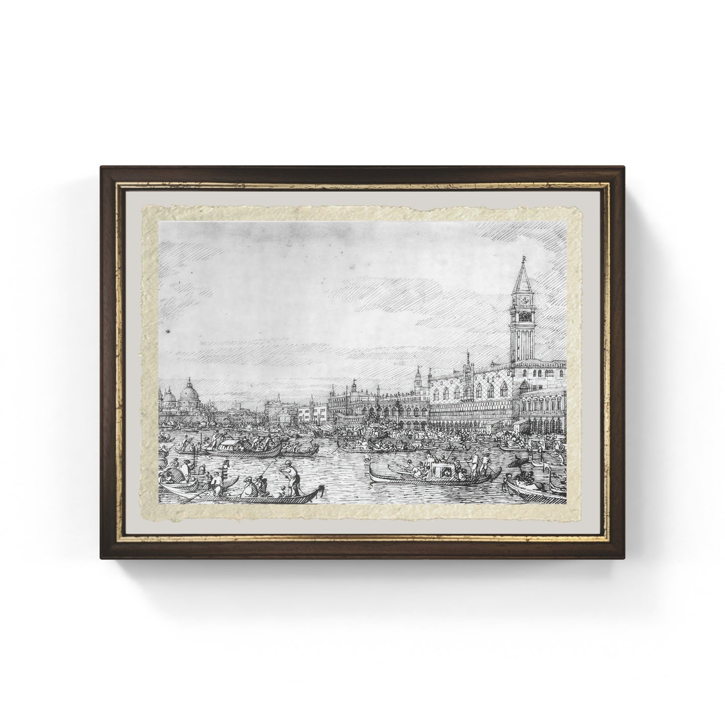 Venezia di Giovanni Antonio Canal detto Canaletto su carta Amalfi
