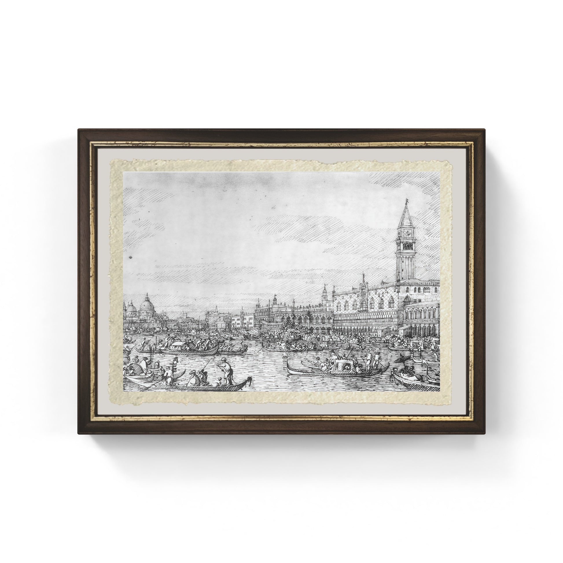 Venezia di Giovanni Antonio Canal detto Canaletto su carta Amalfi
