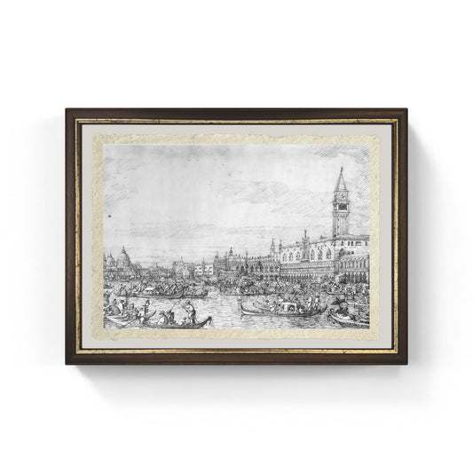 Venezia di Giovanni Antonio Canal detto Canaletto su carta Amalfi
