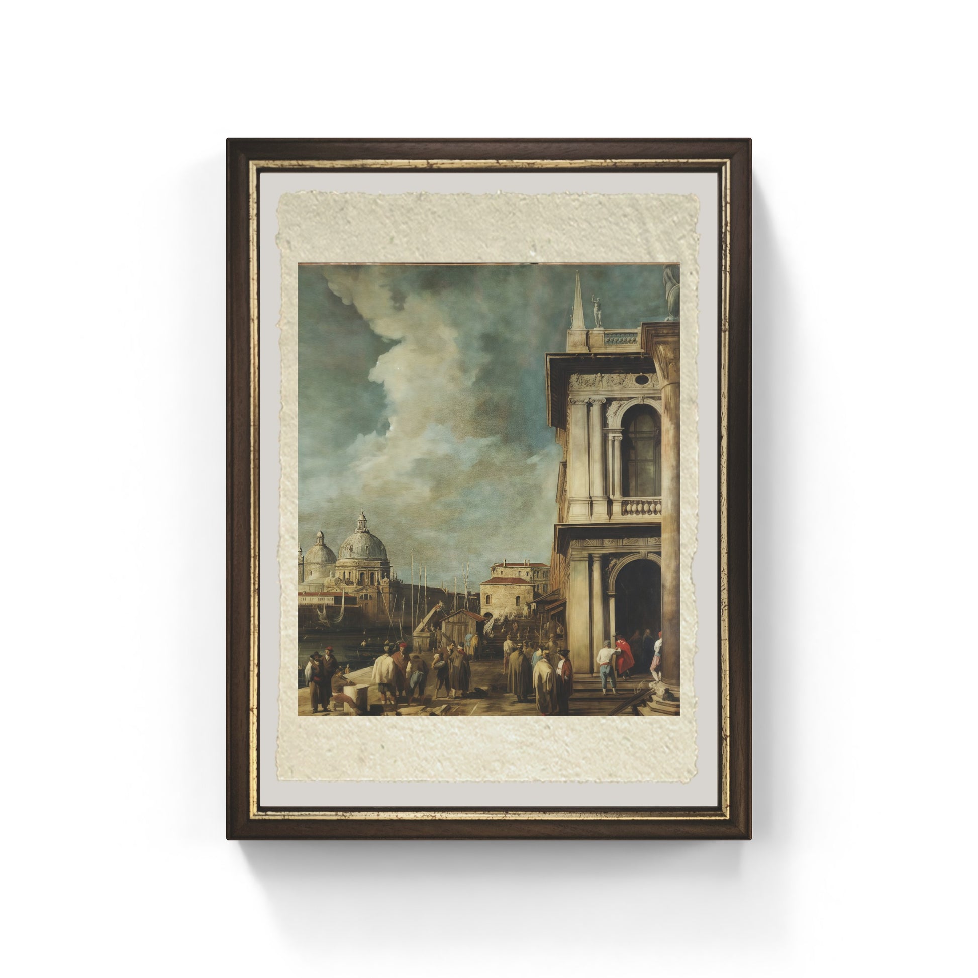 Venezia, dalla Piazzetta di Giovanni Antonio Canal detto Canaletto su carta Amalfi