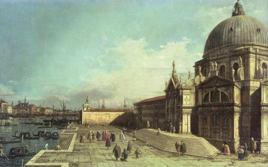 Venezia con la Chiesa di Santa Maria della Salute - Giovanni Antonio Canal detto Canaletto
